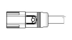 Motorspindel Verbindungskabel M17 Sensor