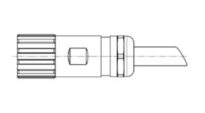 Motorspindel Verbindungskabel M23 QL