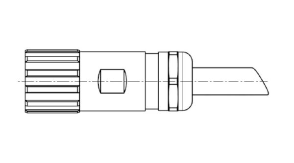 Motorspindel Verbindungskabel M23
